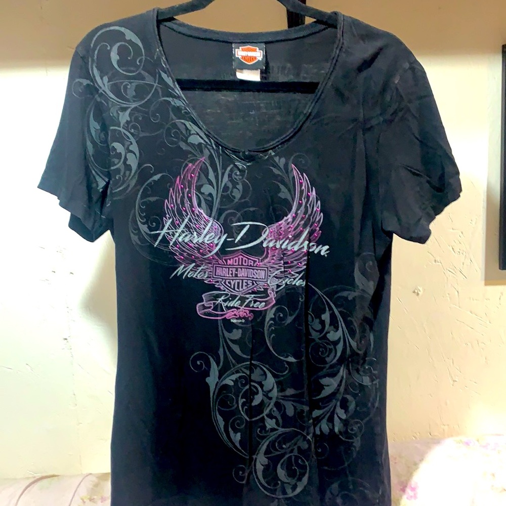 Harley Davidson shirt sleeve top